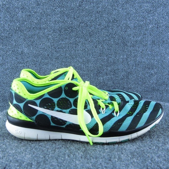Nike Free‎ TR Fit 5 Women Sneaker Shoes Green Fabric Lace Up Size 7 Medium - Picture 4 of 10